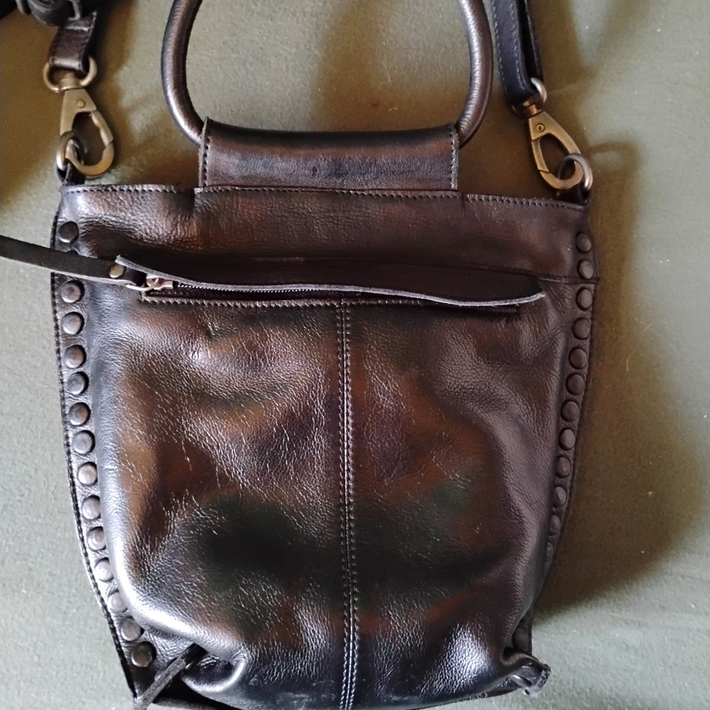 Latico Black Leather Crossbody Bag - Picture 2 of 3